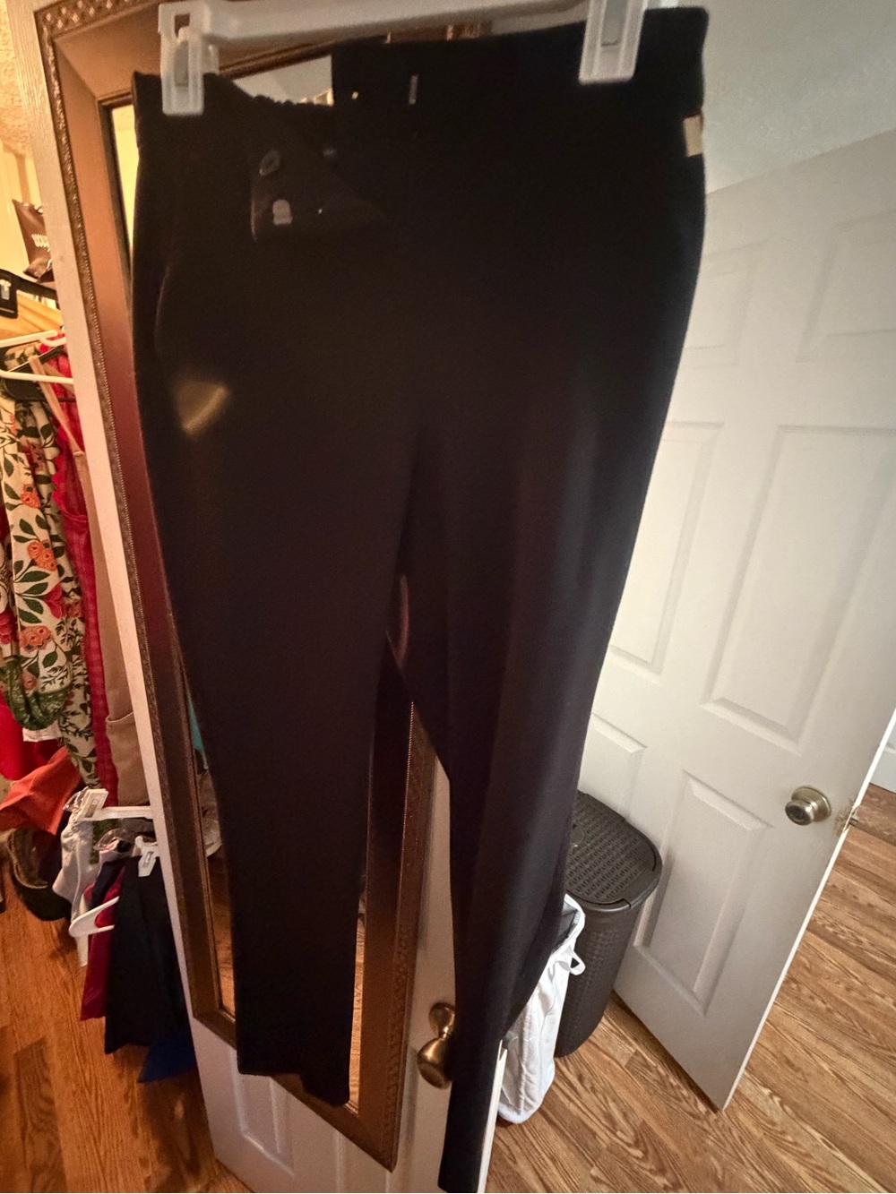 Tommy Hilfiger Black Elastic-Waist Pants